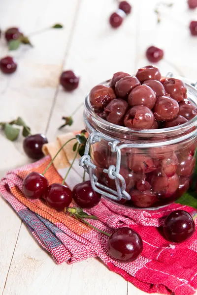 Preserved Cherries — Stock Photo, Image