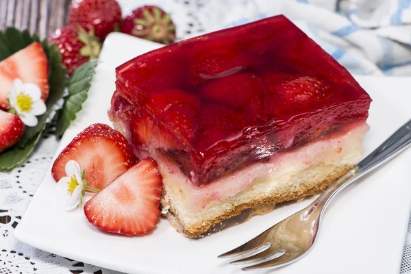 Torta de morango — Fotografia de Stock