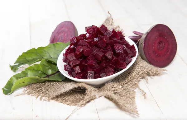 Beetrot on wooden background — Stock Photo, Image