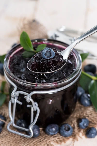 Portion of Jam on a Spoon — Stock Photo, Image