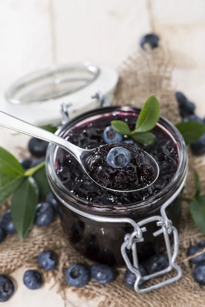 Portion of Jam on a Spoon — Stock Photo, Image