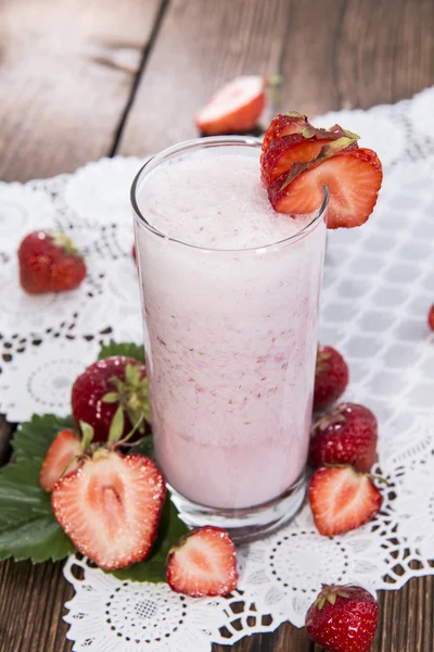 Aardbei milkshake — Stockfoto