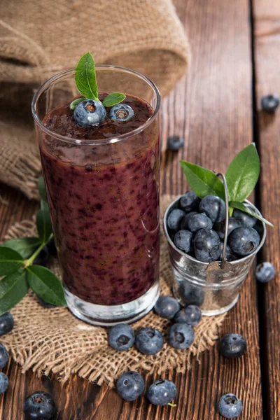 Friska blueberry shake — Stockfoto