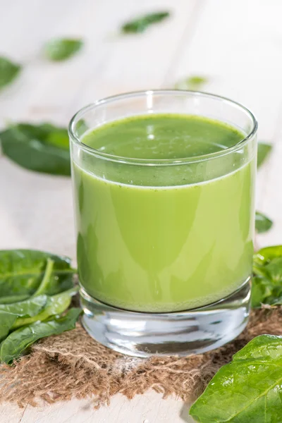 Sunn spinatjuice – stockfoto