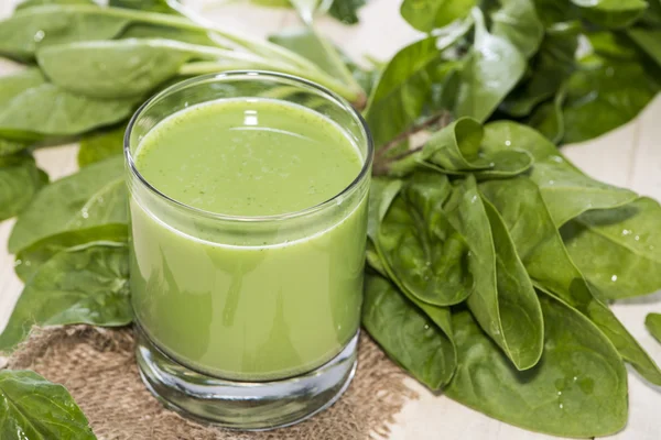 Succo di spinaci fresco — Foto Stock
