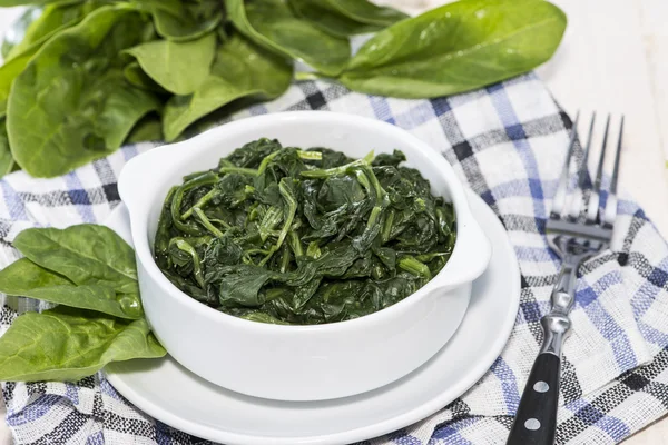 Cooked Spinach — Stock Photo, Image