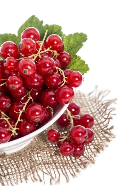 Portion of Red Currants (Isolated) — Stock Photo, Image