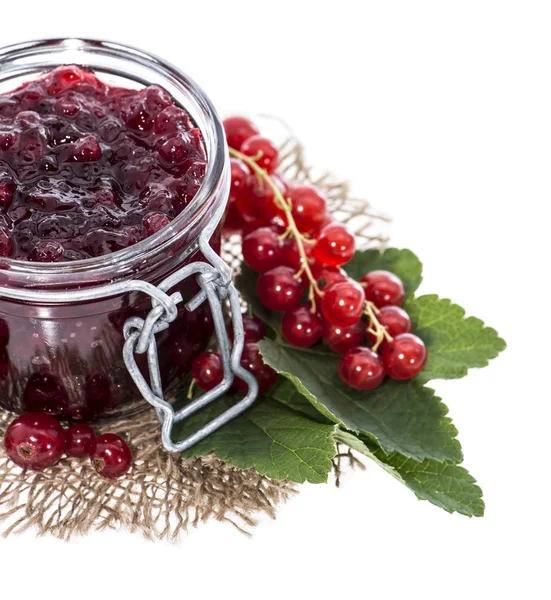 Isolated Red Currant Jam — Stock Photo, Image