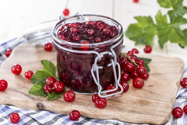 Fresh made Red Currant Jam — Stock Photo, Image