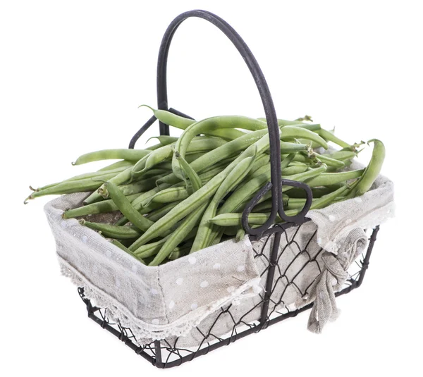 Green Beans on white — Stock Photo, Image