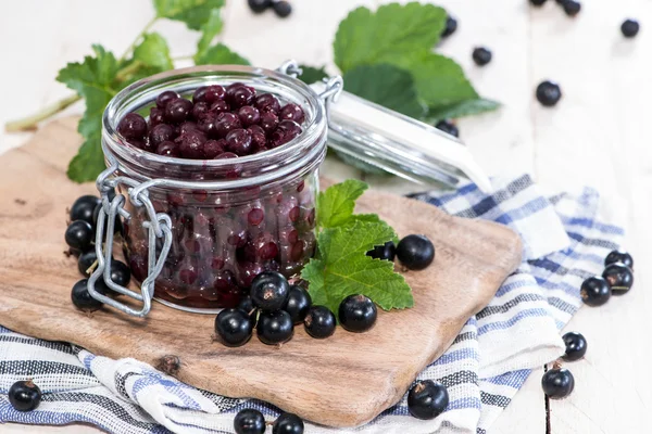 Preserved Black Currants — Stock Photo, Image