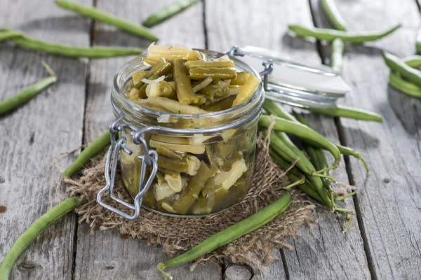 Fresh made Green Beans salad — Stock Photo, Image