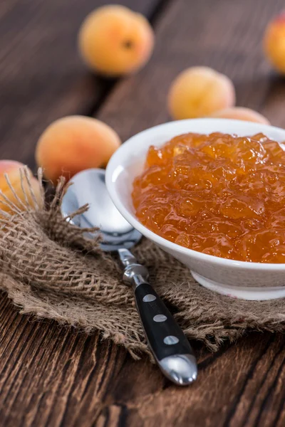 Marmellata di albicocche fatta in casa — Foto Stock