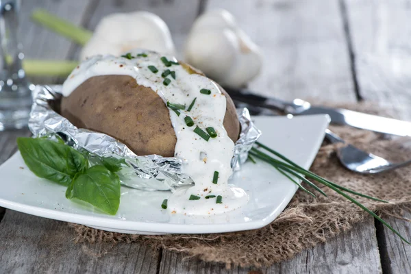Частину запечений Potatoe — стокове фото
