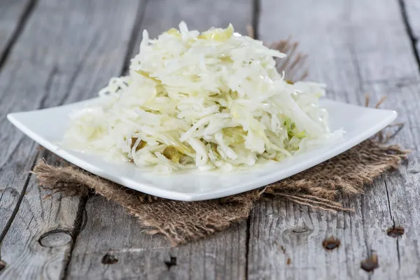 Del af Coleslaw - Stock-foto