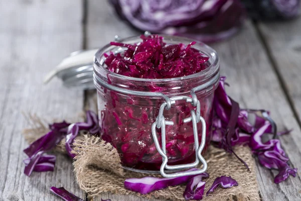 Färska gjort röd coleslaw — Stockfoto