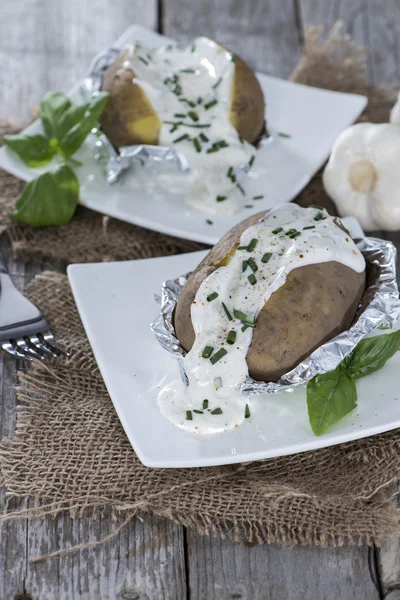 Homemade Baked Potatoe — Stock Photo, Image