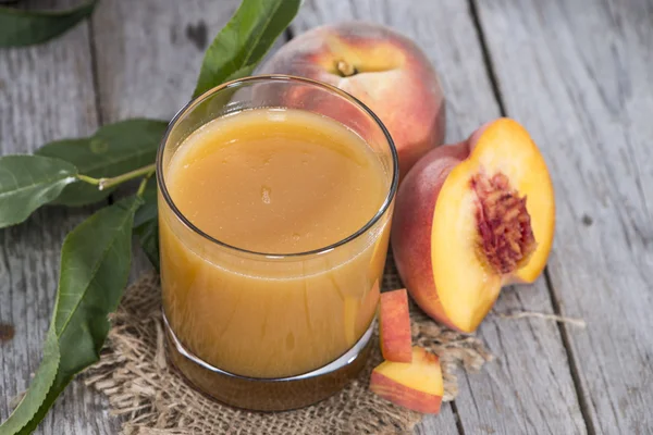 Homemade Peach Juice — Stock Photo, Image