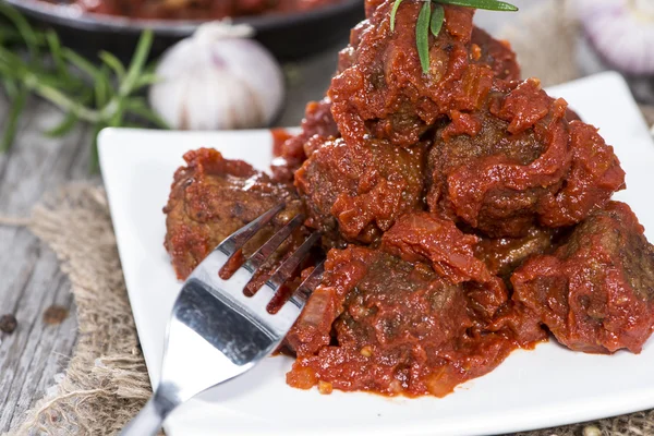Fresh made Meatballs with Sauce — Stock Photo, Image