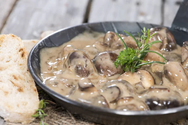 Mushrooms in Cream Sauce — Stock Image Mushrooms in Cream Sauce Stock Picture