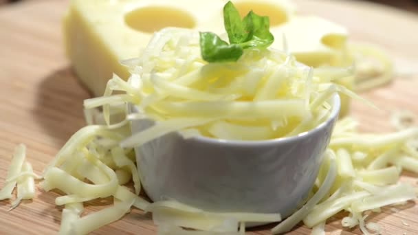 Emmentaler formaggio — Video Stock