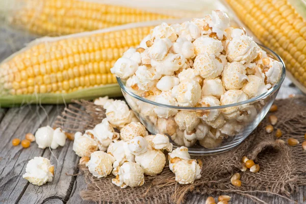 Popcorn fatti in casa — Foto Stock