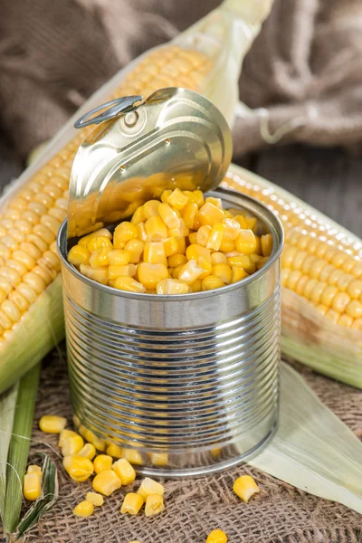 Збереглися Sweetcorn — стокове фото