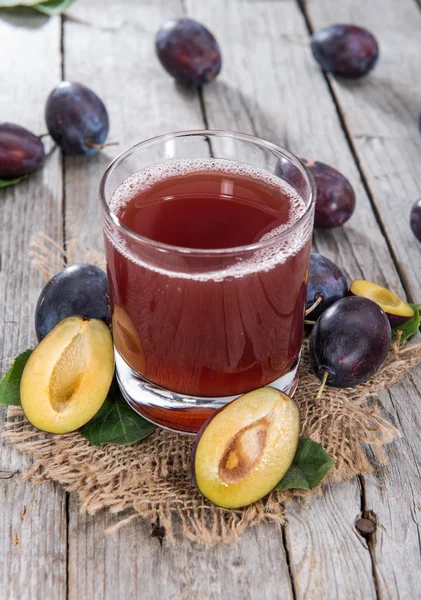 Healthy Plum Juice — Stock Photo, Image