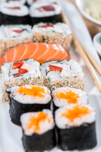 Del av sushi — Stockfoto