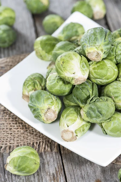 Raw Brussel Sprouts — Stock Photo, Image