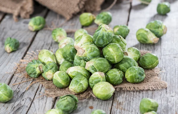 Small portion of raw Brussel Sprouts — Stock Photo, Image