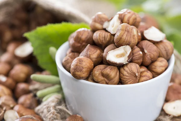 Fresh Hazelnuts — Stock Photo, Image