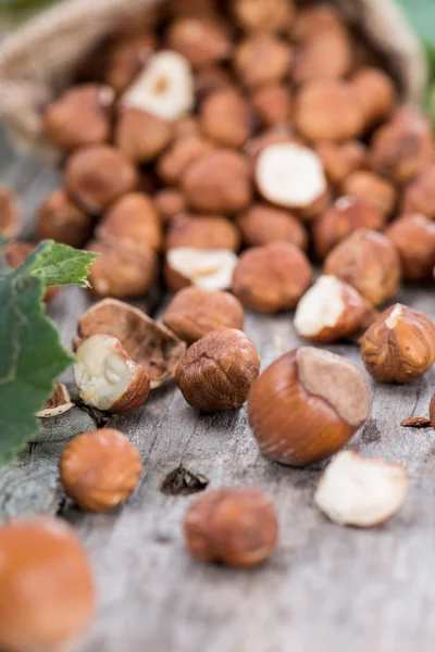 Portion of Hazelnuts — Stock Photo, Image