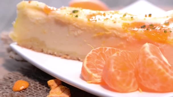 Cheese Cake — Stock Video