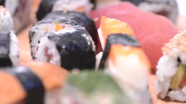 Суши — стоковое видео
