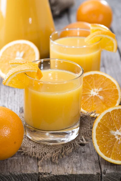 Hemmagjord apelsinjuice — Stockfoto