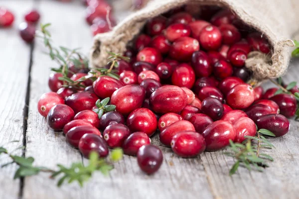 Frische Preiselbeeren — Stockfoto