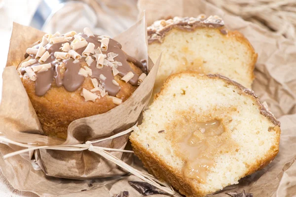 Muffin au caramel — Photo