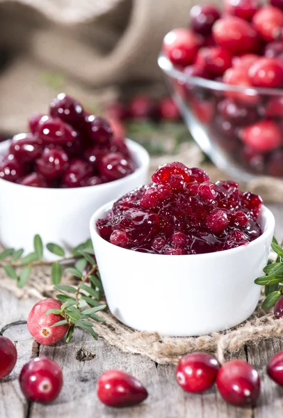 Fresh made Cranberry Jam — Stock Photo, Image