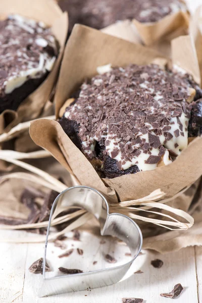 Homemade Chocolate Muffins — Stock Photo, Image