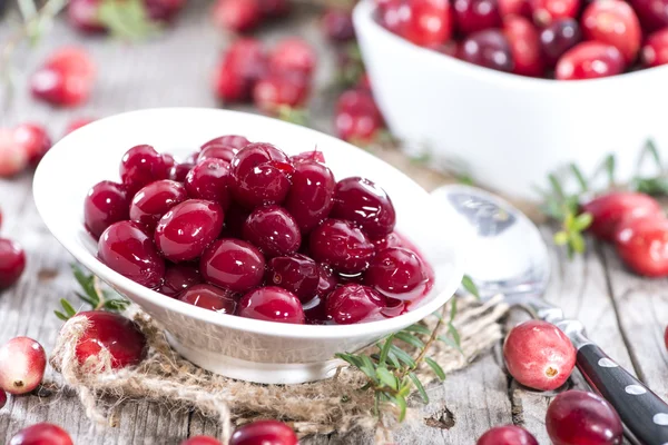 Preserved Cranberries — Stock Photo, Image