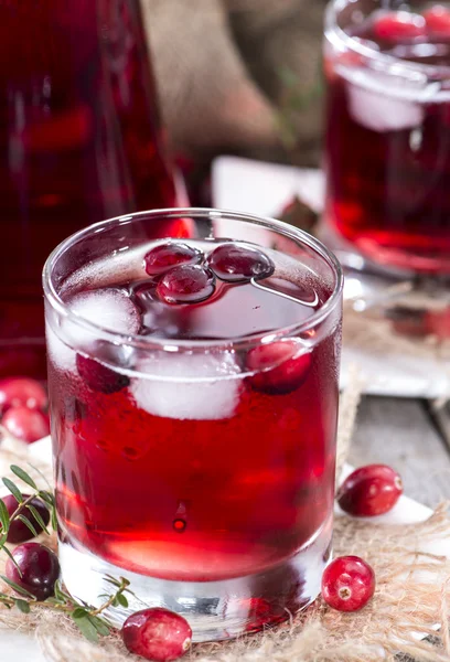 Fresh Cranberry Juice — Stock Photo, Image