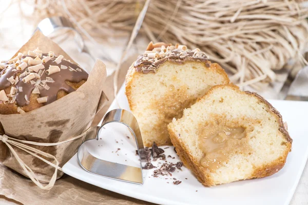 Caramel Muffin Stock Image