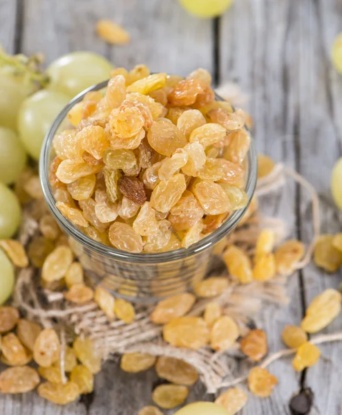 Portion of dried Grapes — Stock Photo, Image