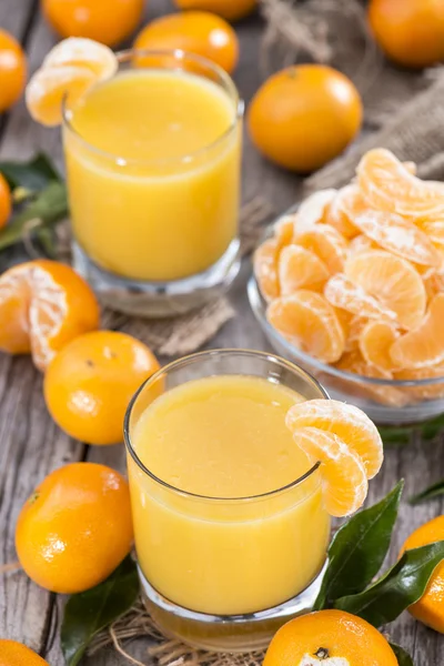 Homemade Tangerine Juice — Stock Photo, Image