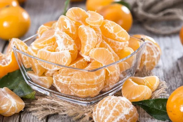 Fresh Tangerine Pieces — Stock Photo, Image