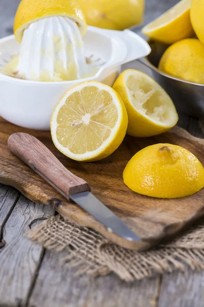 Homemade Lemon Juice — Stock Photo, Image