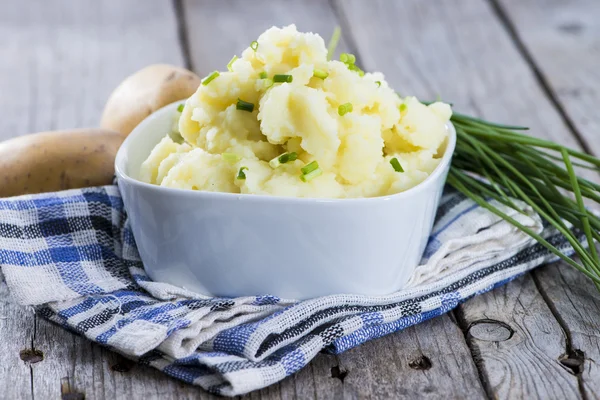 Portion de purée de pommes de terre — Photo