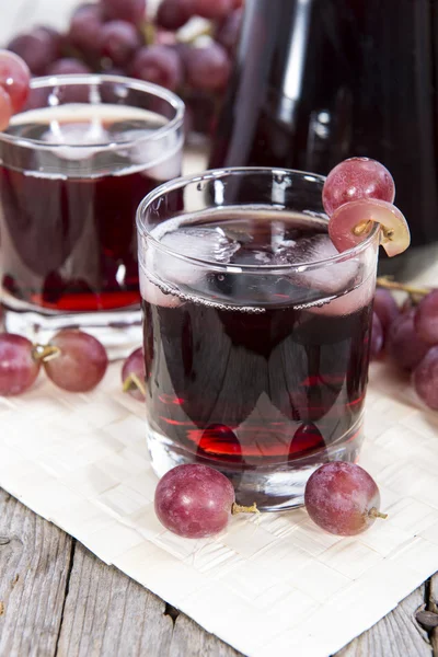 Glass with fresh Grape Juice — Stock Photo, Image