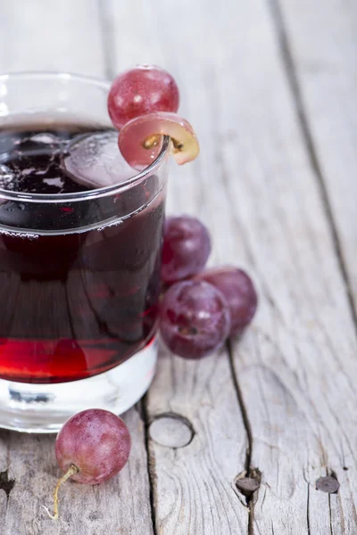 Bicchiere con succo d'uva fresco — Foto Stock